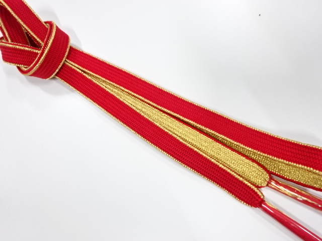 未使用品　正絹　手組帯締め